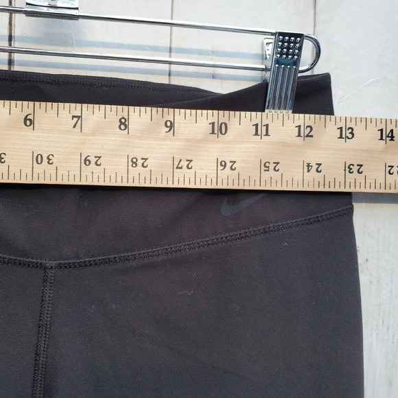 Nike Leggings Women’s Sz S Black Legend 2.0 Dri-Fit Capri 548494-010 - Picture 4 of 10